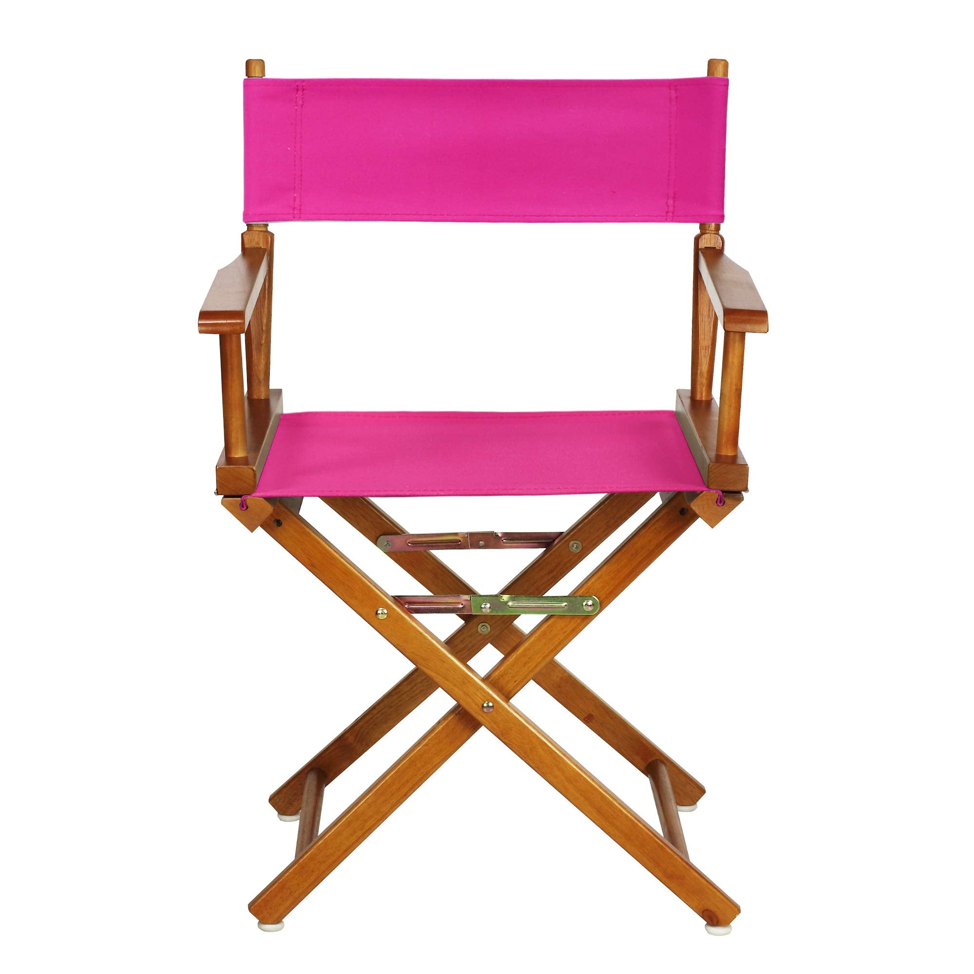 Casual Home 200-55/021-30 18" Honey Oak Frame-Magenta Canvas Director Chair Classic Height, Oakframe